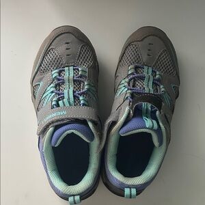 Merrell Kids' Gray and Purple Hiking Boots